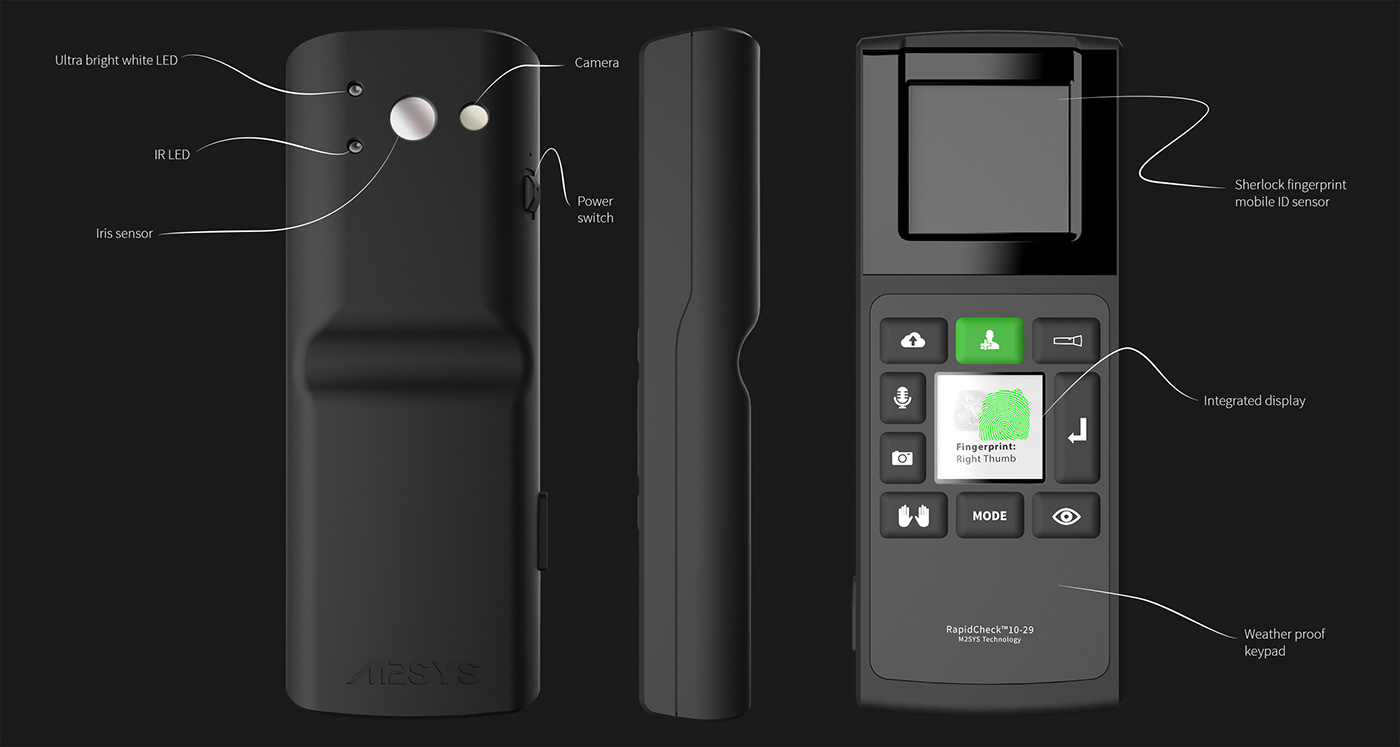 biometric mobile device fingerprint scanning