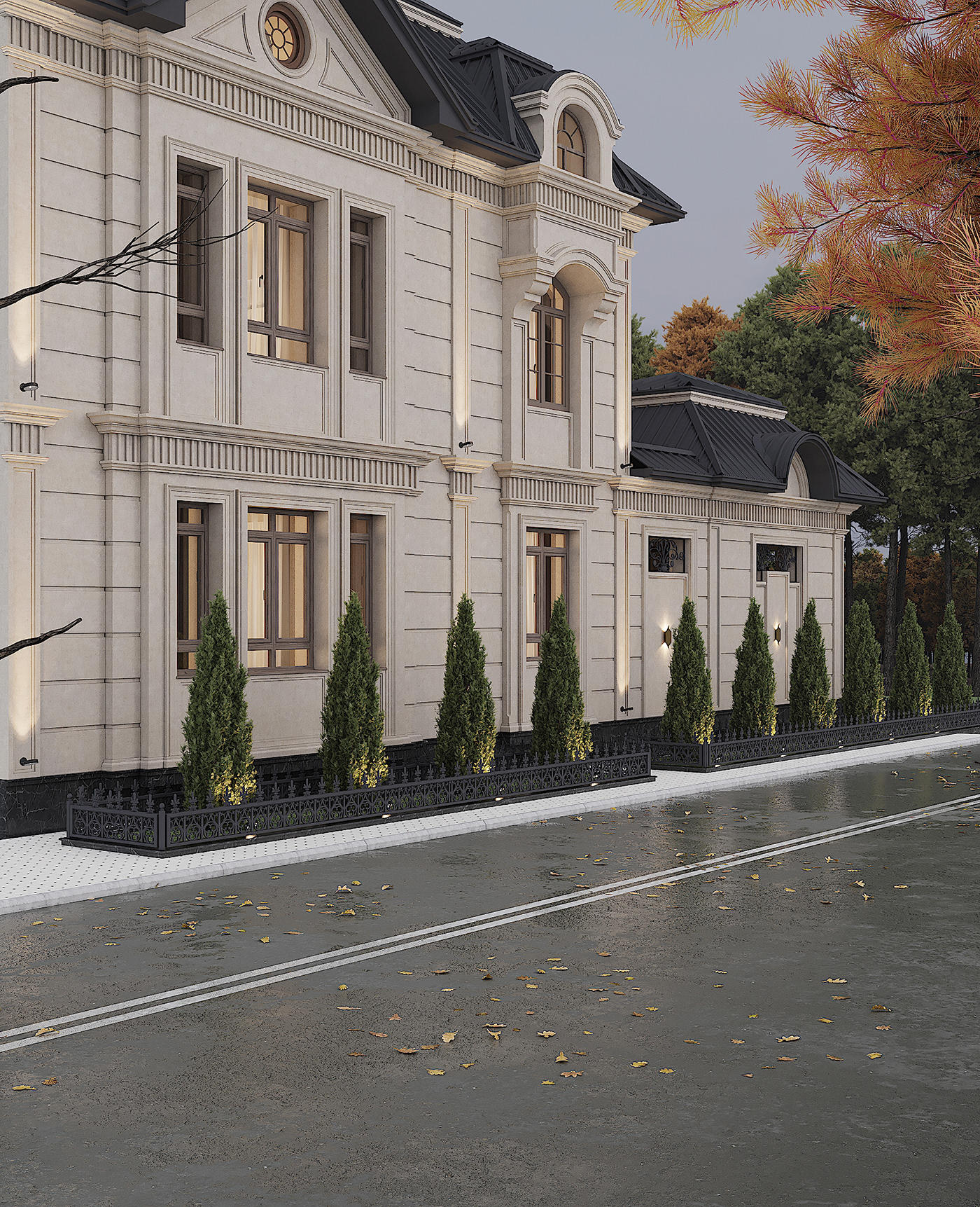 Outdoor Landscape exterior architecture visualization archviz Render 3ds max design