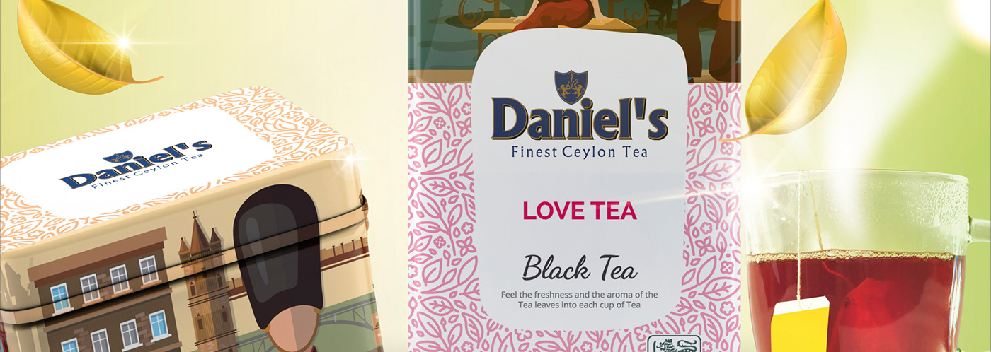 Ceylon ceylon tea packaging design Tea Packaging creative London england Daniel's Tea malith Wakwella
