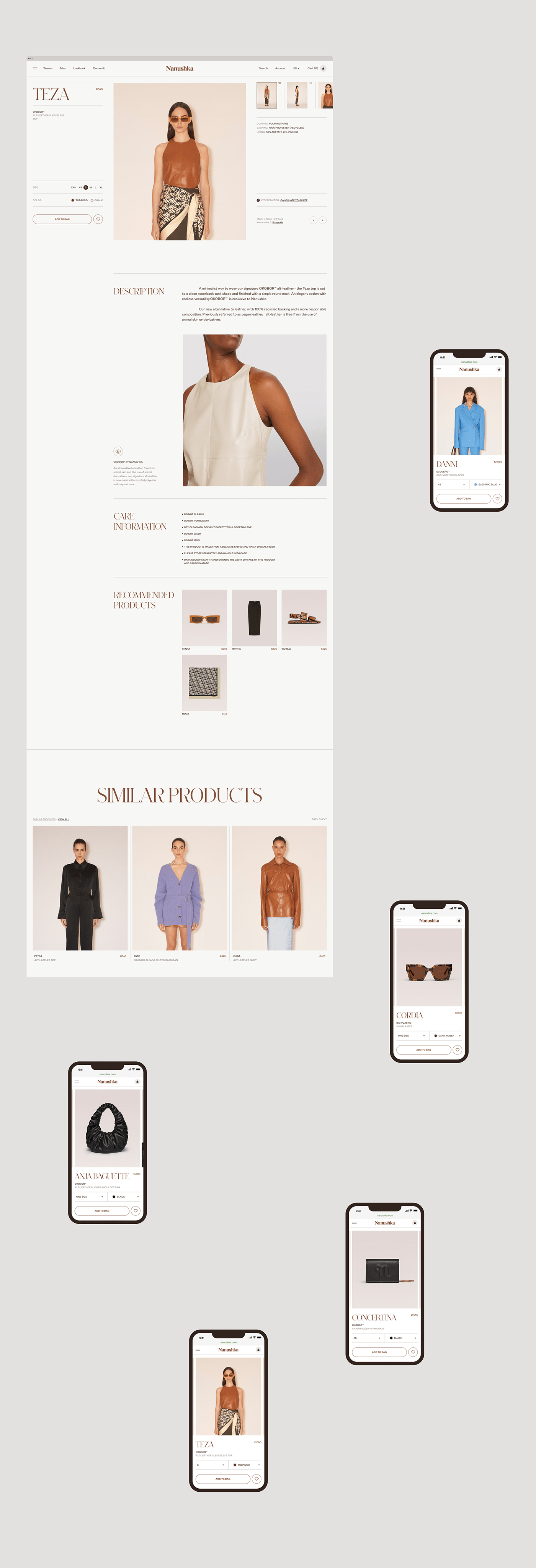 Ecommerce ecommerce website Fashion  Interaction design  landing page Photography  store uiux Website