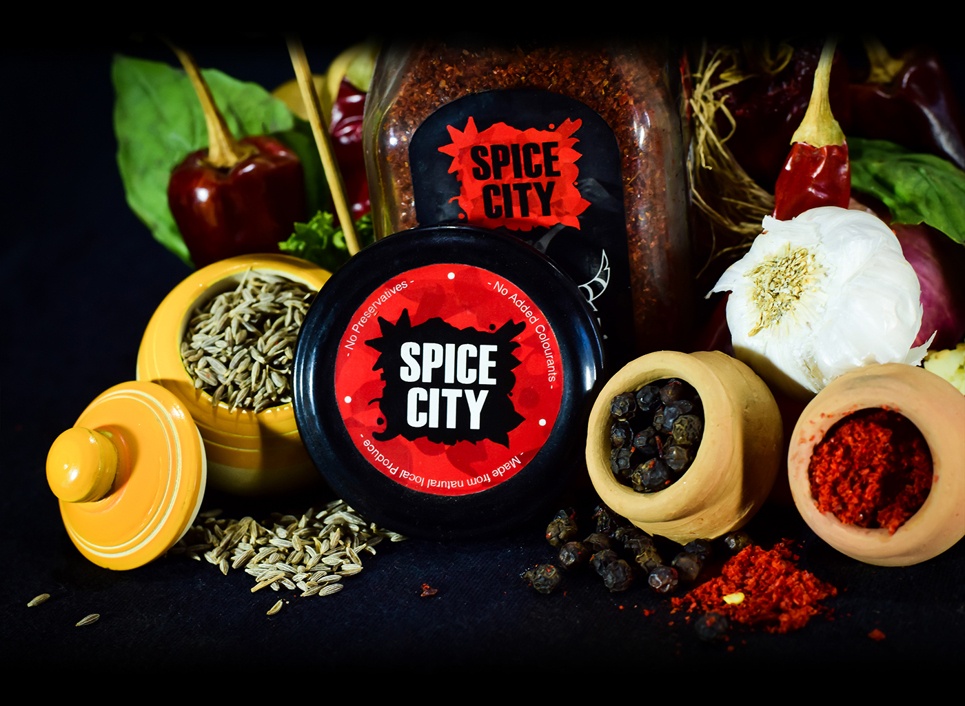 Food  spices branding  graphic design  logo Photography  Packaging Label brand adobeawards