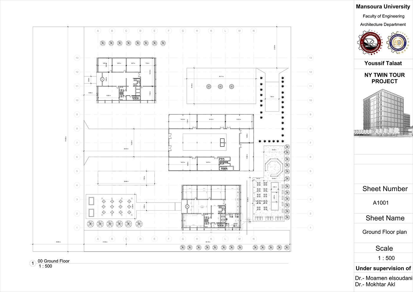 revit administrative design Aechitecture   Project working drawings technical drawing building exterior 3D