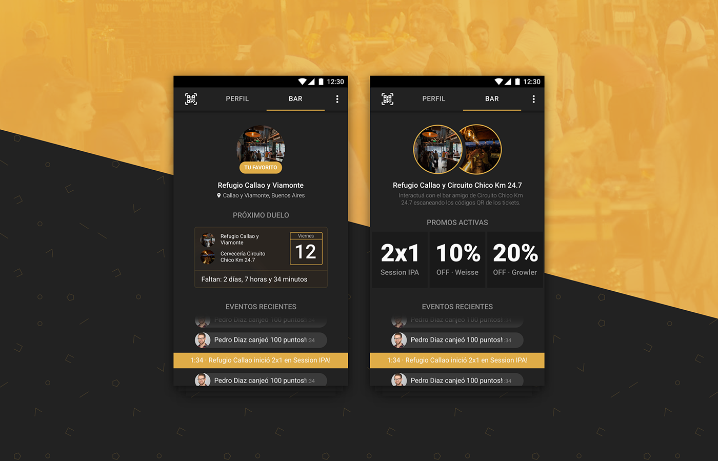 patagonia app application aplicación mobile Celular beer cerveza hackaton hackathon