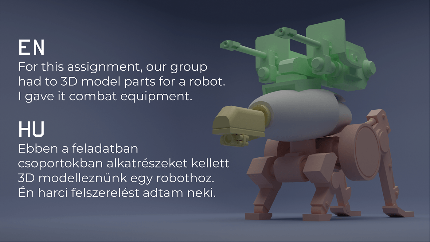 bug robot modular 3D