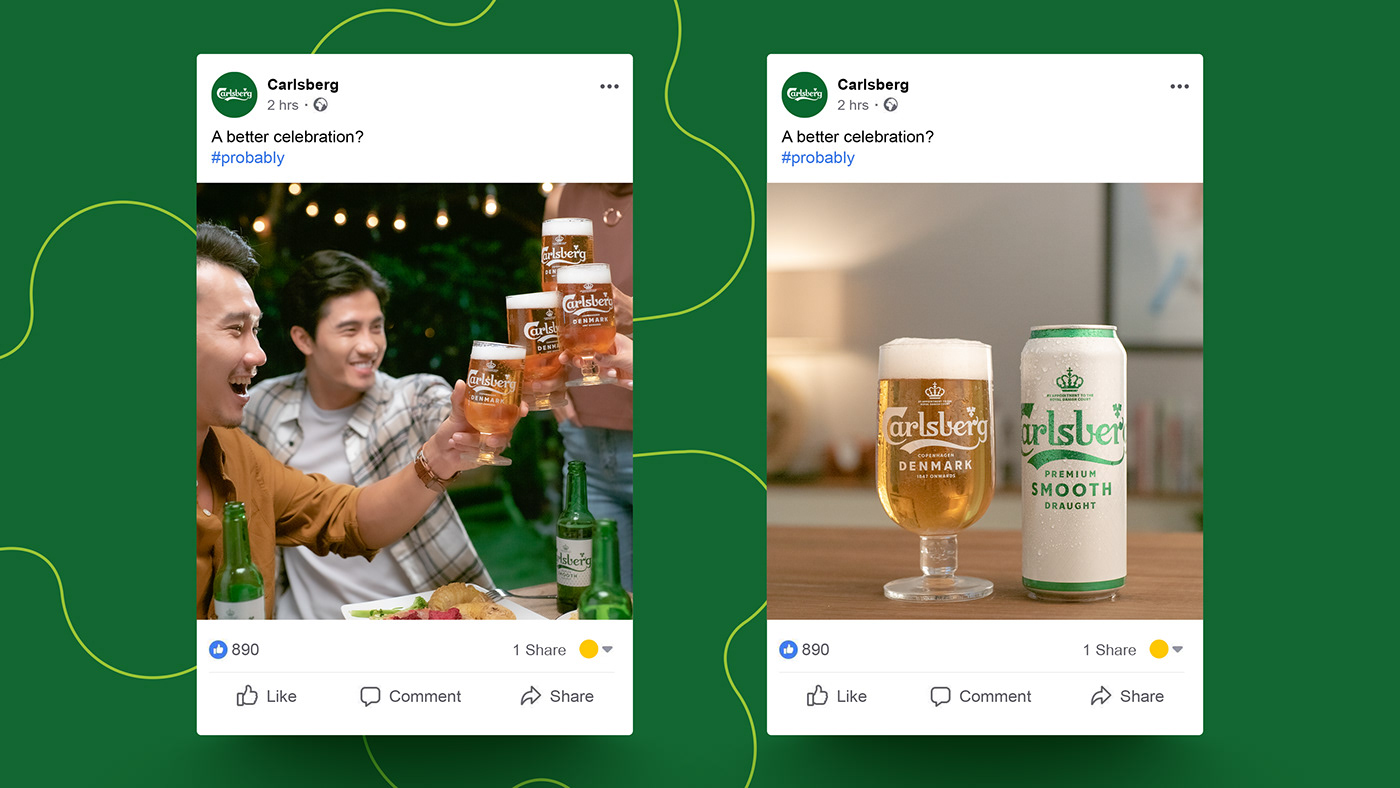 beer Carlsberg cinemagraph happiness saigon Probably social media vietnam