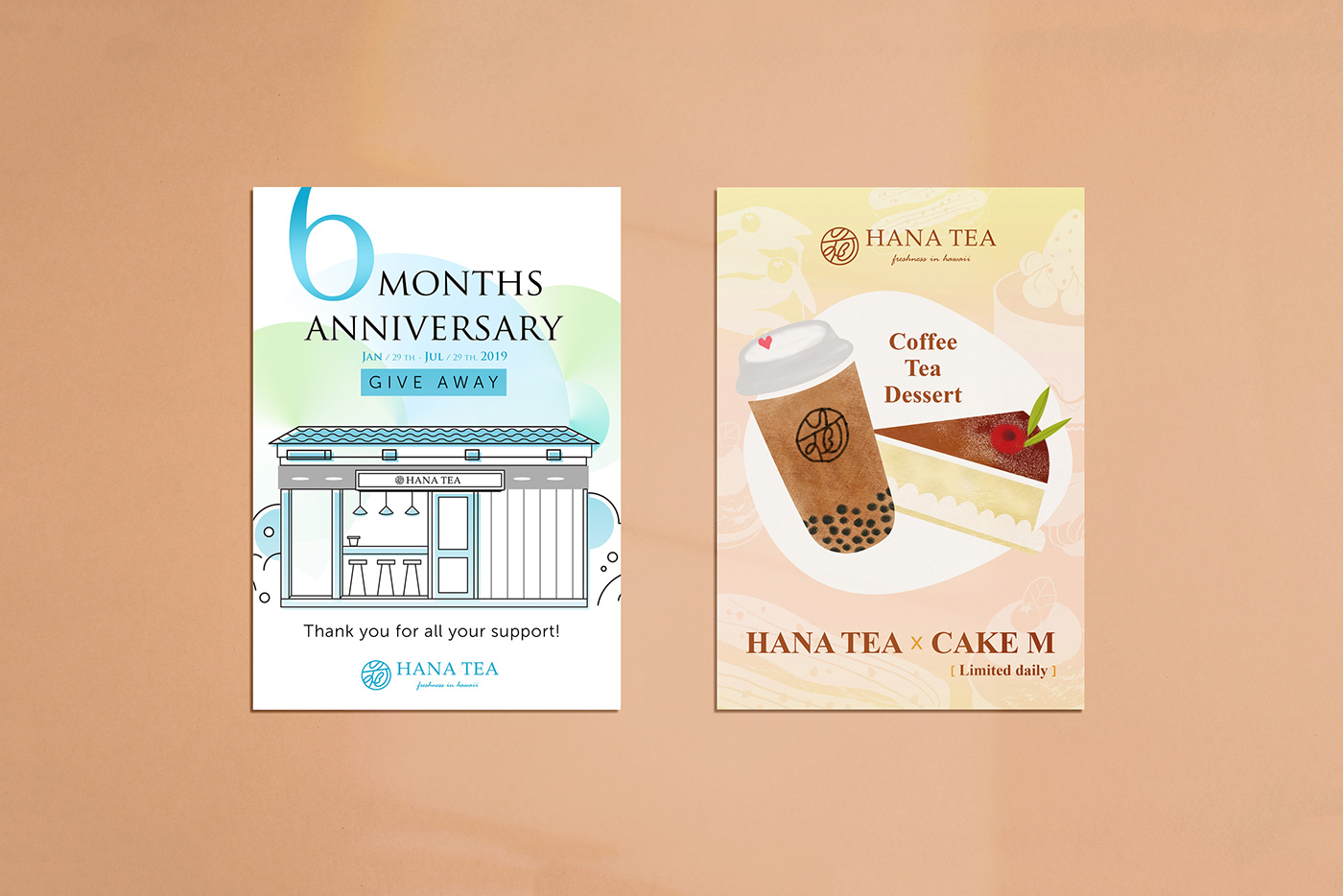 brandingdesign logodesign beverage ILLUSTRATION  milktea menudesign HAWAII coffeeshop Drawing 