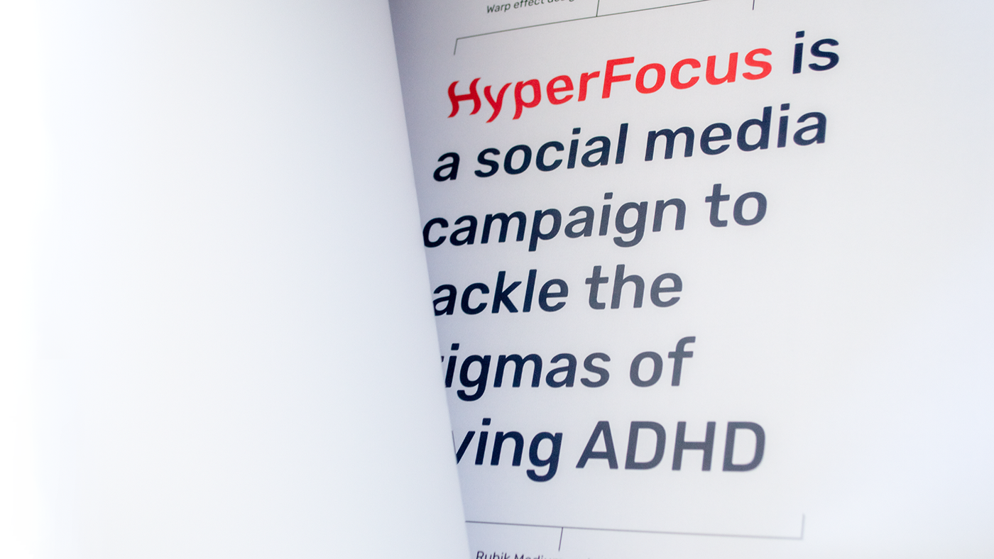 ADHD branding  mental health graphic design  adobeawards student brand identity identity typography   Logotype