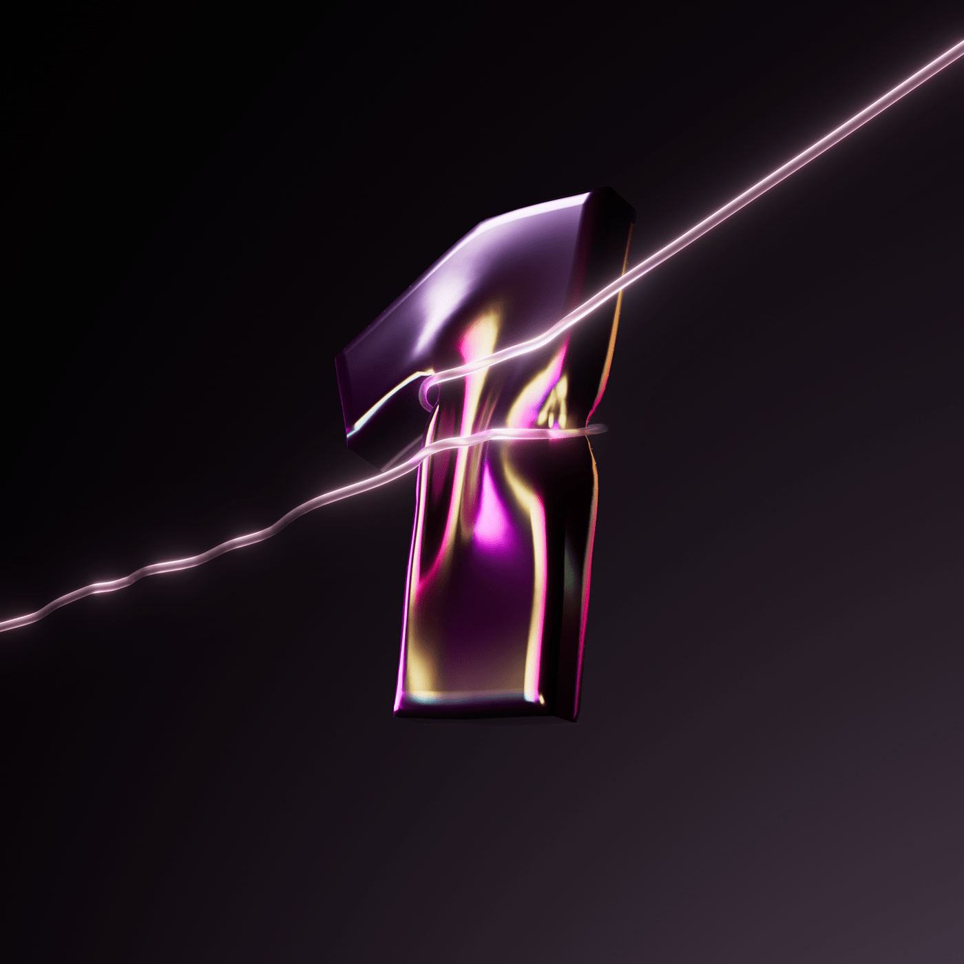 36daysoftype numbers 3D motion design after effects glass simulation cinema 4d c4d