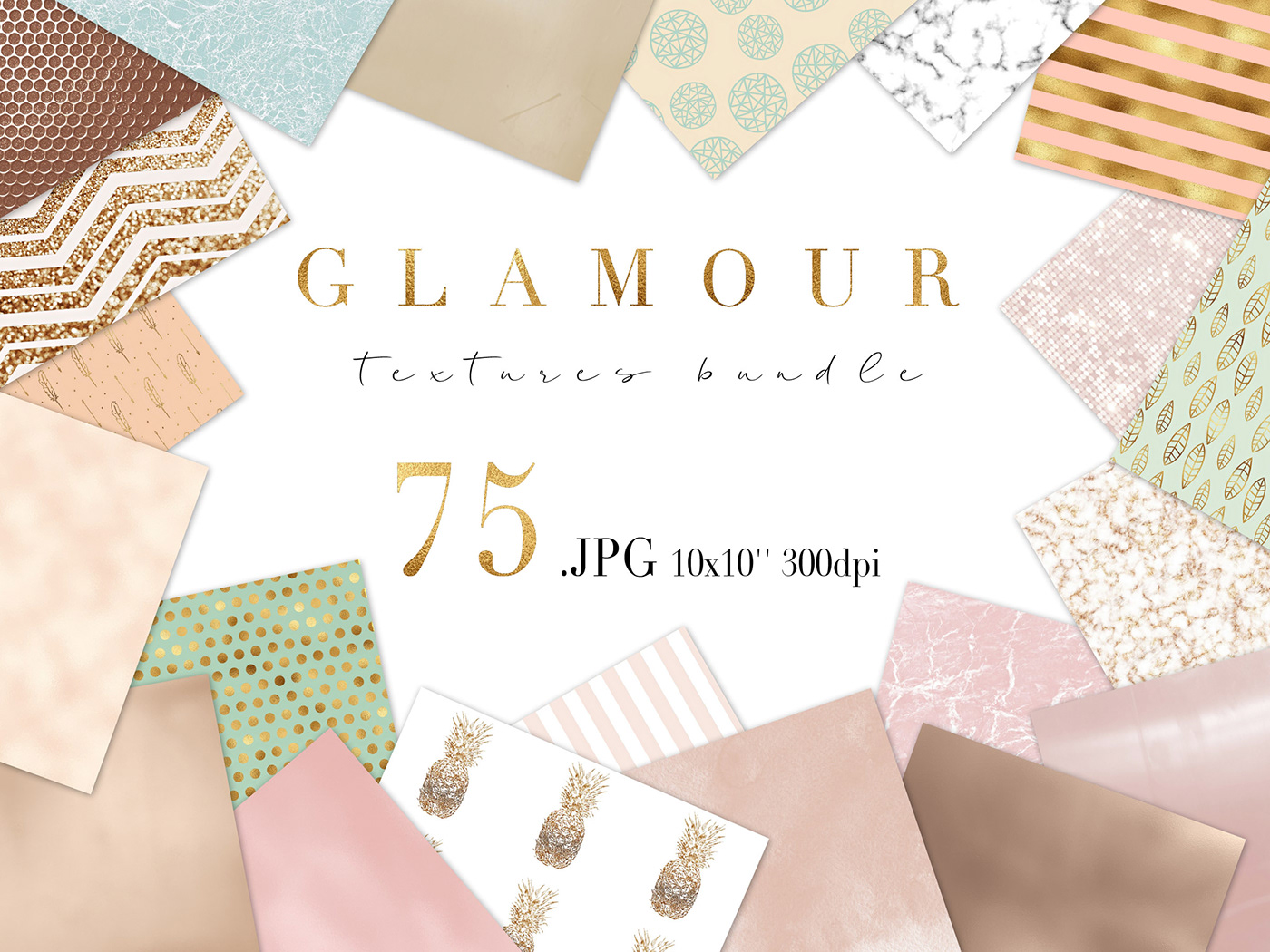 glam glamour textures Pack set kit backrounds Patterns design