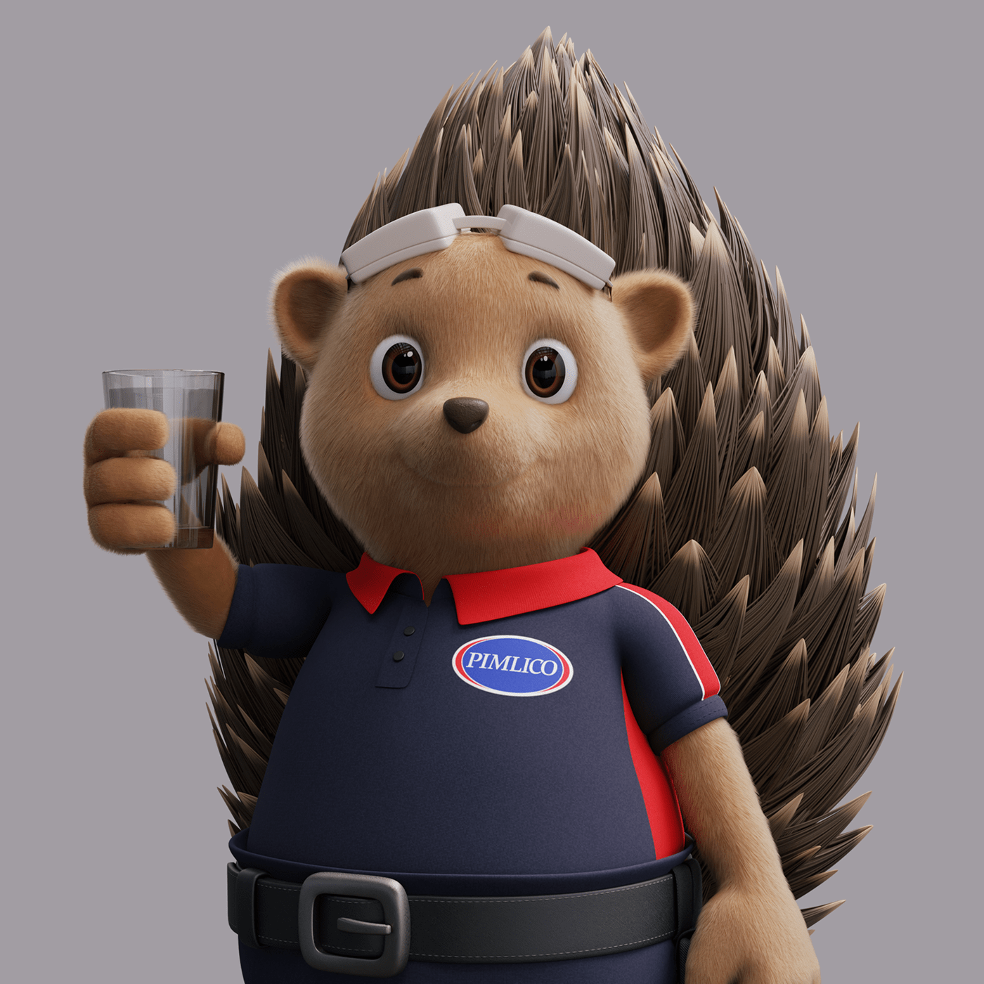 3D 3D Character 3d modeling animal blender cartoon Character cute Hedgehog Mascot