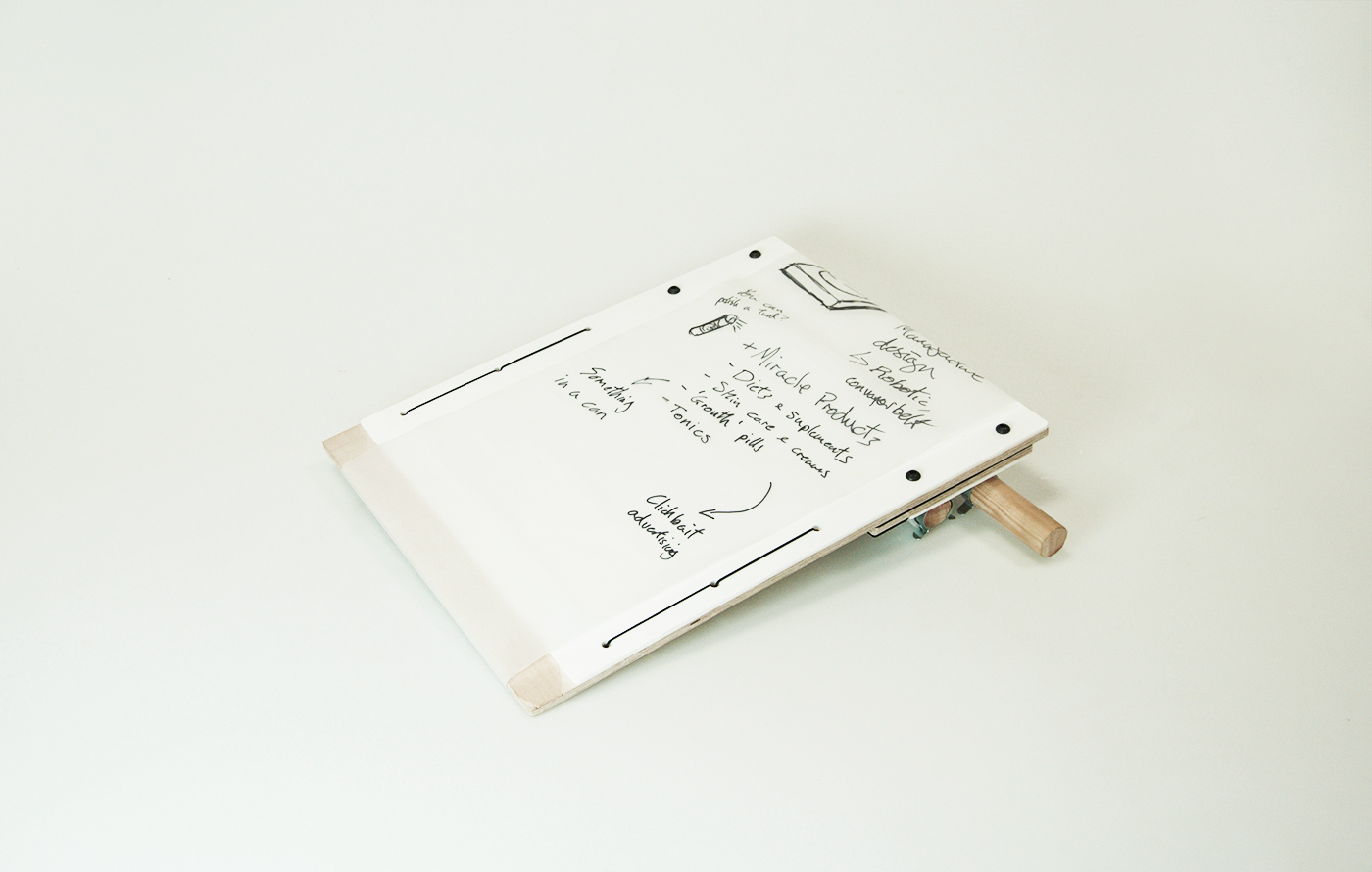 design branding  product design  paper scroll wood plastic