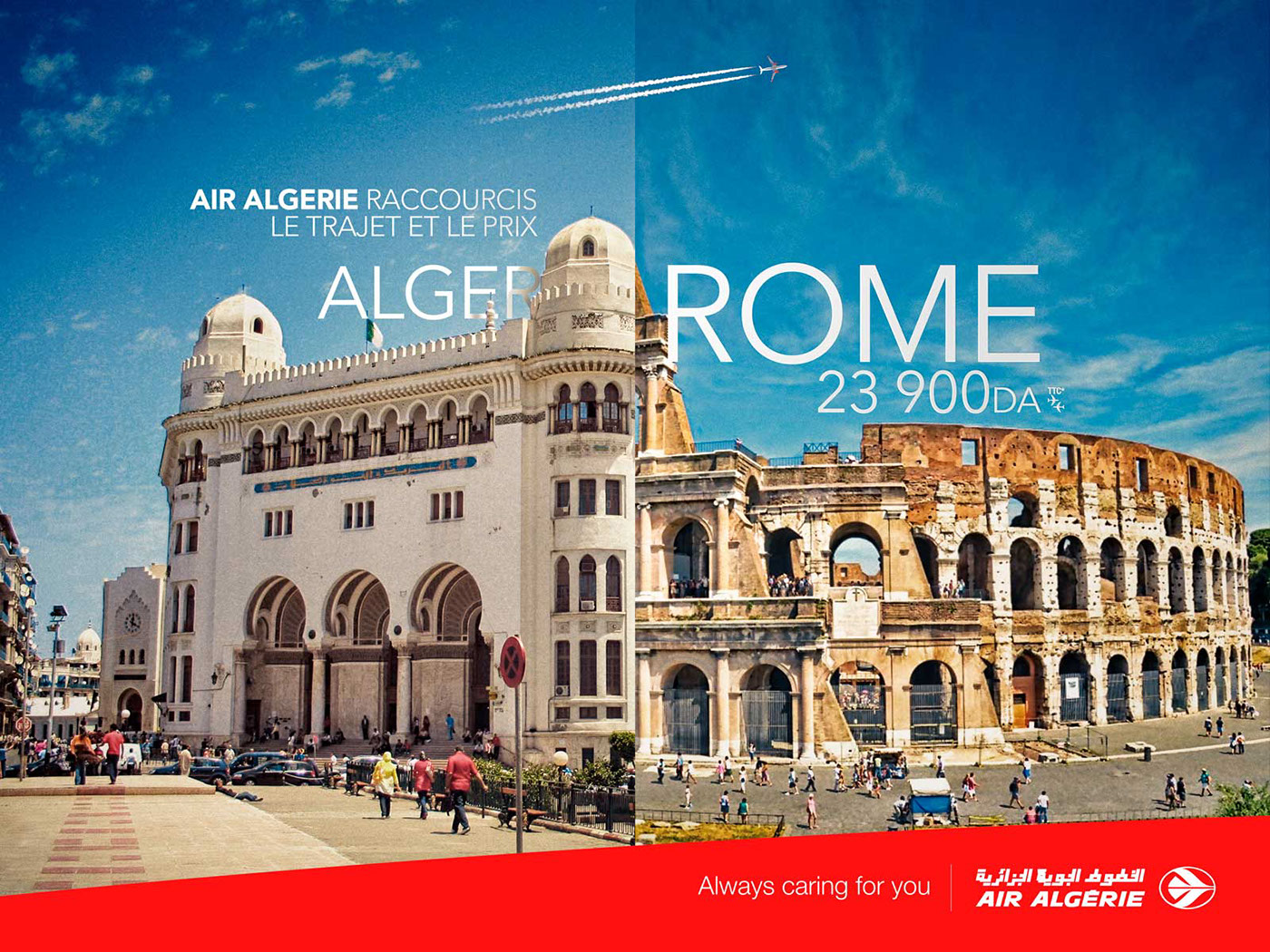 Travel air algerie Algeria monuments split adobe Paris Rome