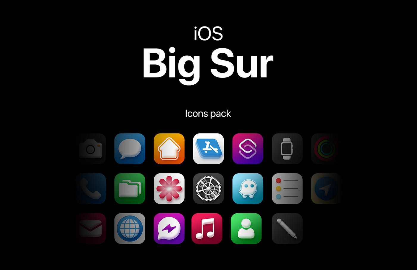 app apple big sur icons ios macos
