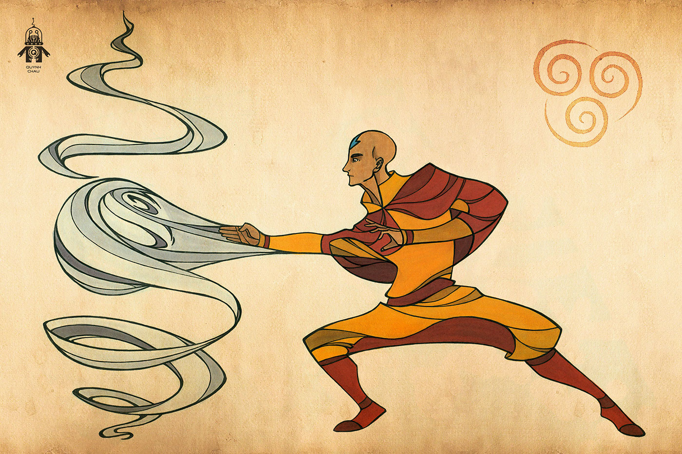 Avatar The Last Airbender Fan Art Aang3 Avatar The Last