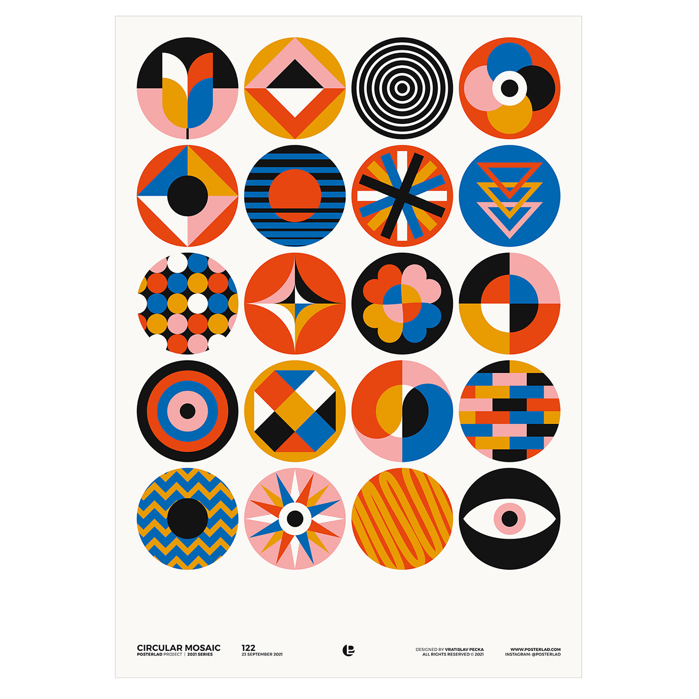 abstract bauhaus design geometric minimal Minimalism minimalist modern poster print