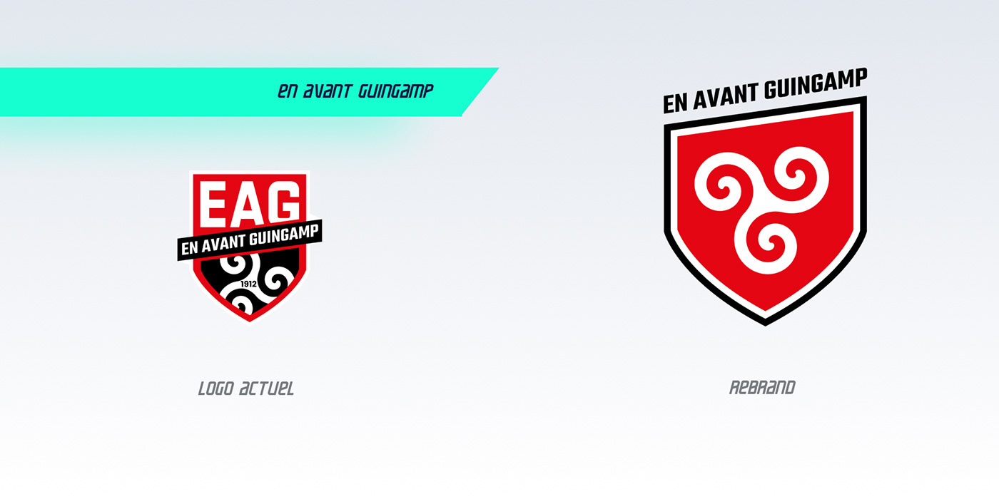 brand identity football france ligue2 Logo Design logos Logotype soccer sports football design