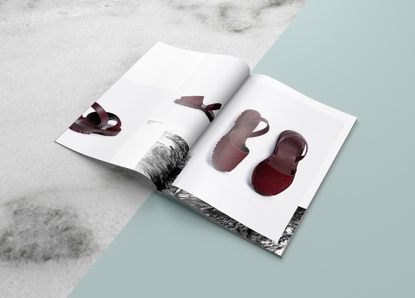 Fashion  brochure Ecommerce printed paper editorial