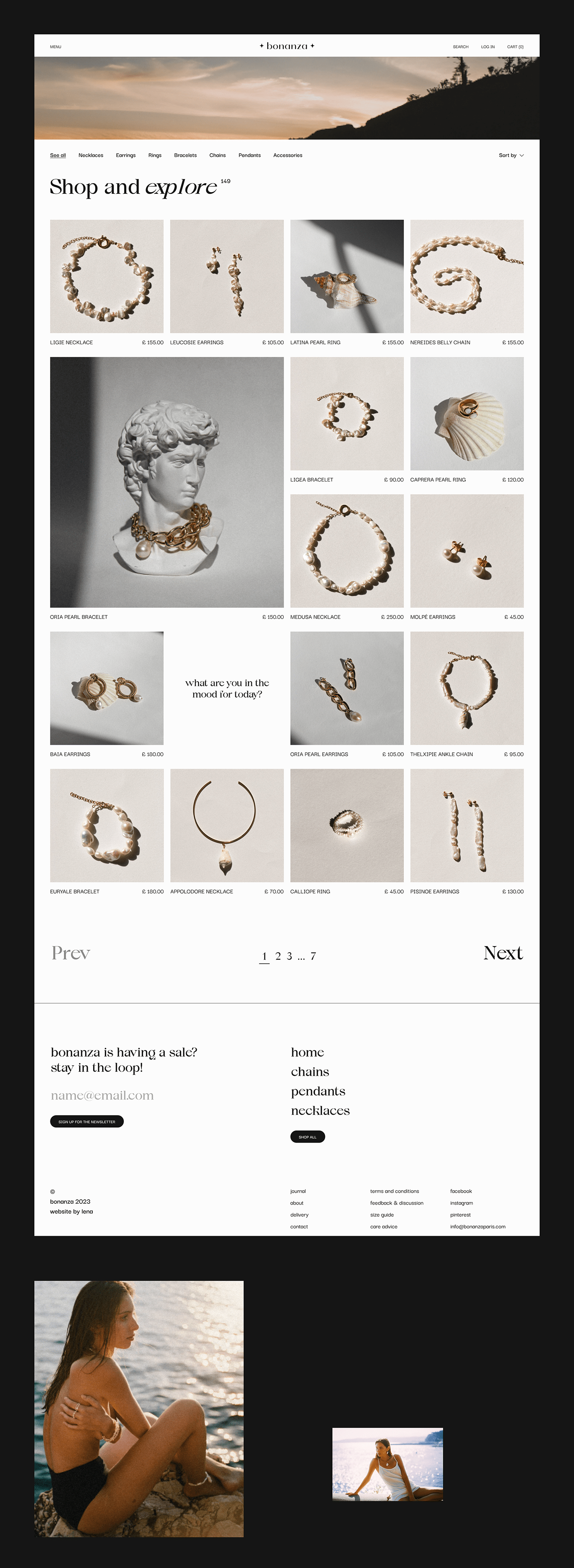 e-commerce Ecommerce Figma Jewellery jewelry shop store ui design ux Web Design 