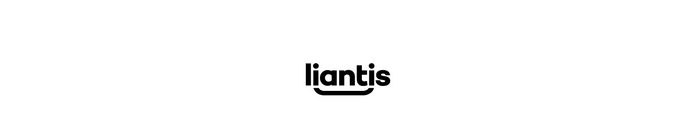 liantis purple White branding  identity shapes organic motion companion human