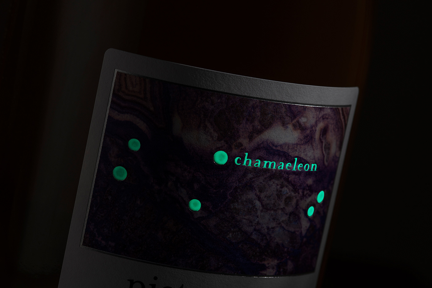 ancestral biodinamica constellation etichetta Label sparkling UV Varnish vino wine