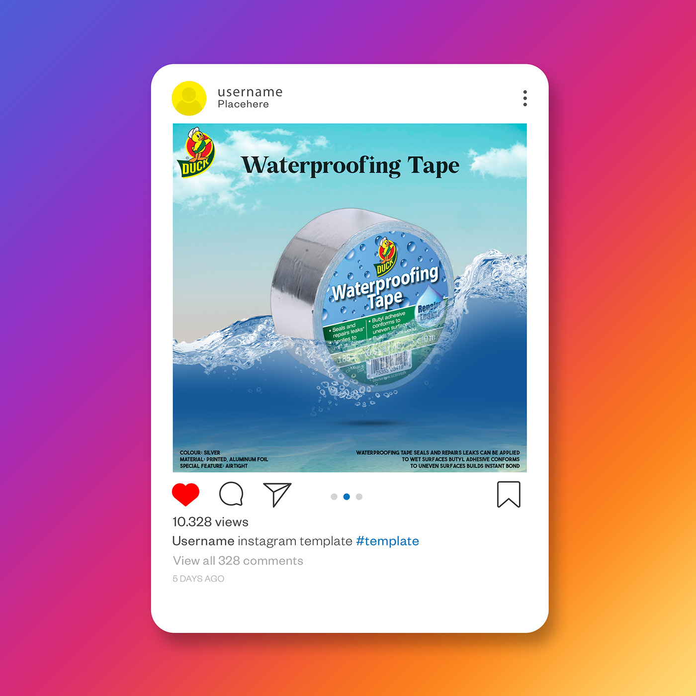 adobephotoshop designer marketing   ads banner post social media Instagram Post facebook post Waterproofing