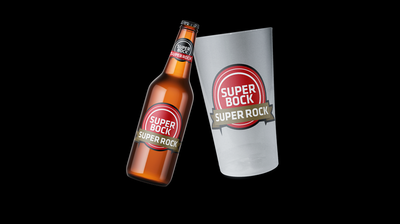 beer branding  concept festival graphic design  Portugal portuguese SBSR super bock