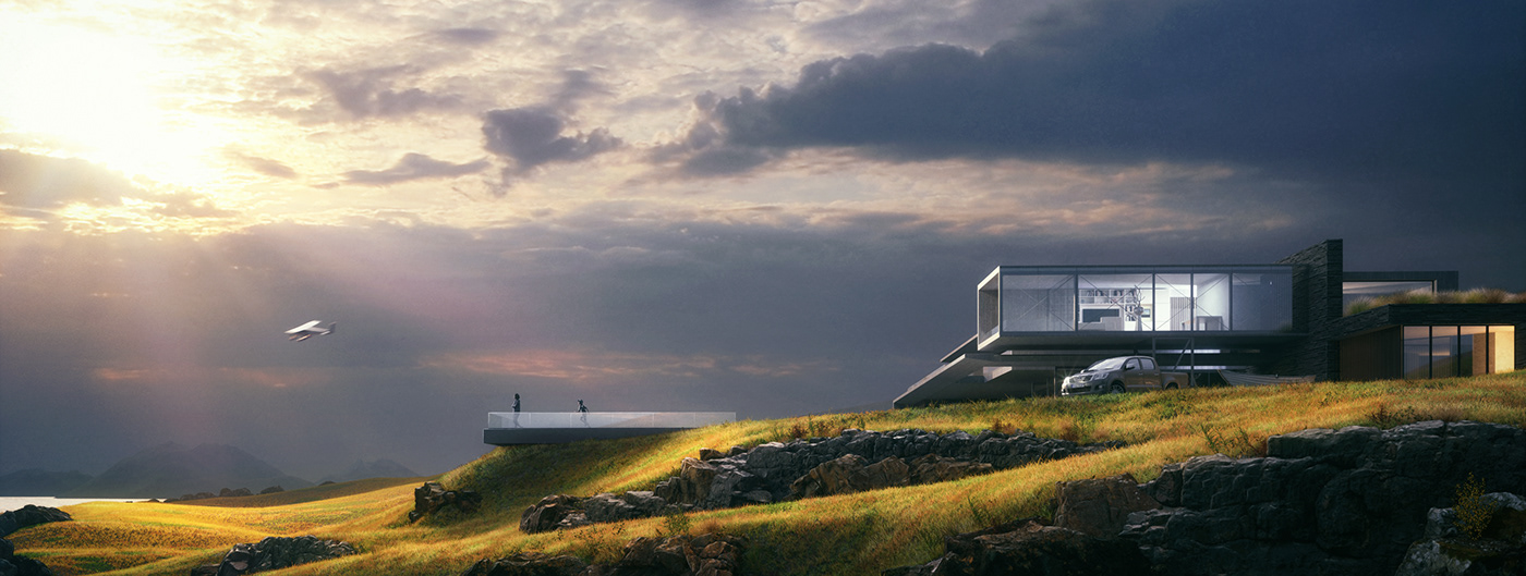 architecture design Landscape Render visualisation cinema4d 3drender CGI foroyar 3dvis