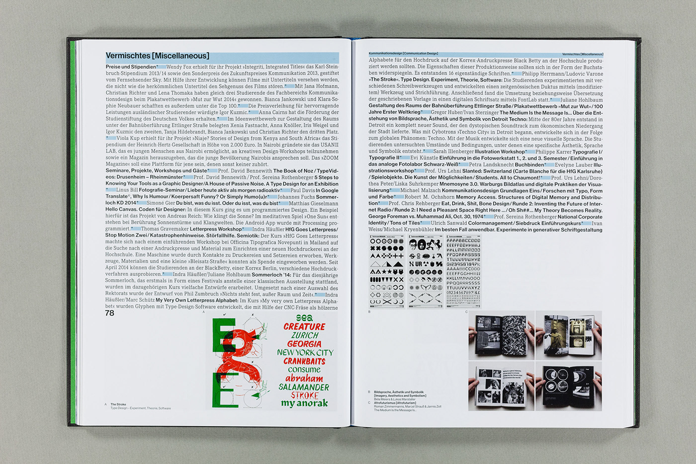 cover design book design graphic design  typography   Students HfG Karlsruhe