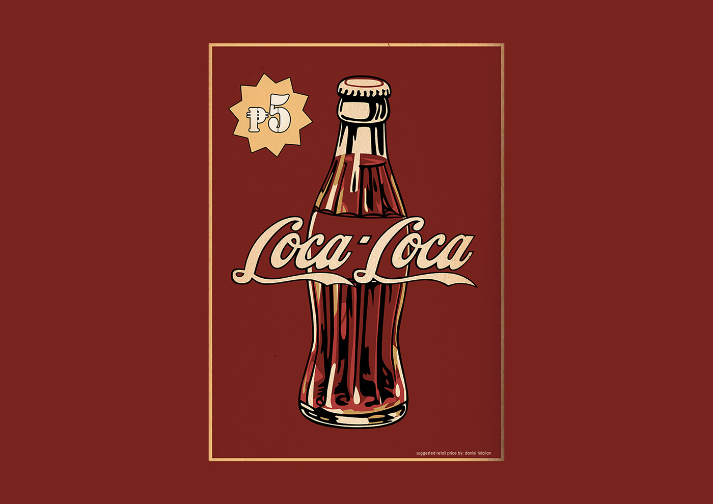 poster Coca Cola Retro photoshop vector vector art 90s oldschool Logotype