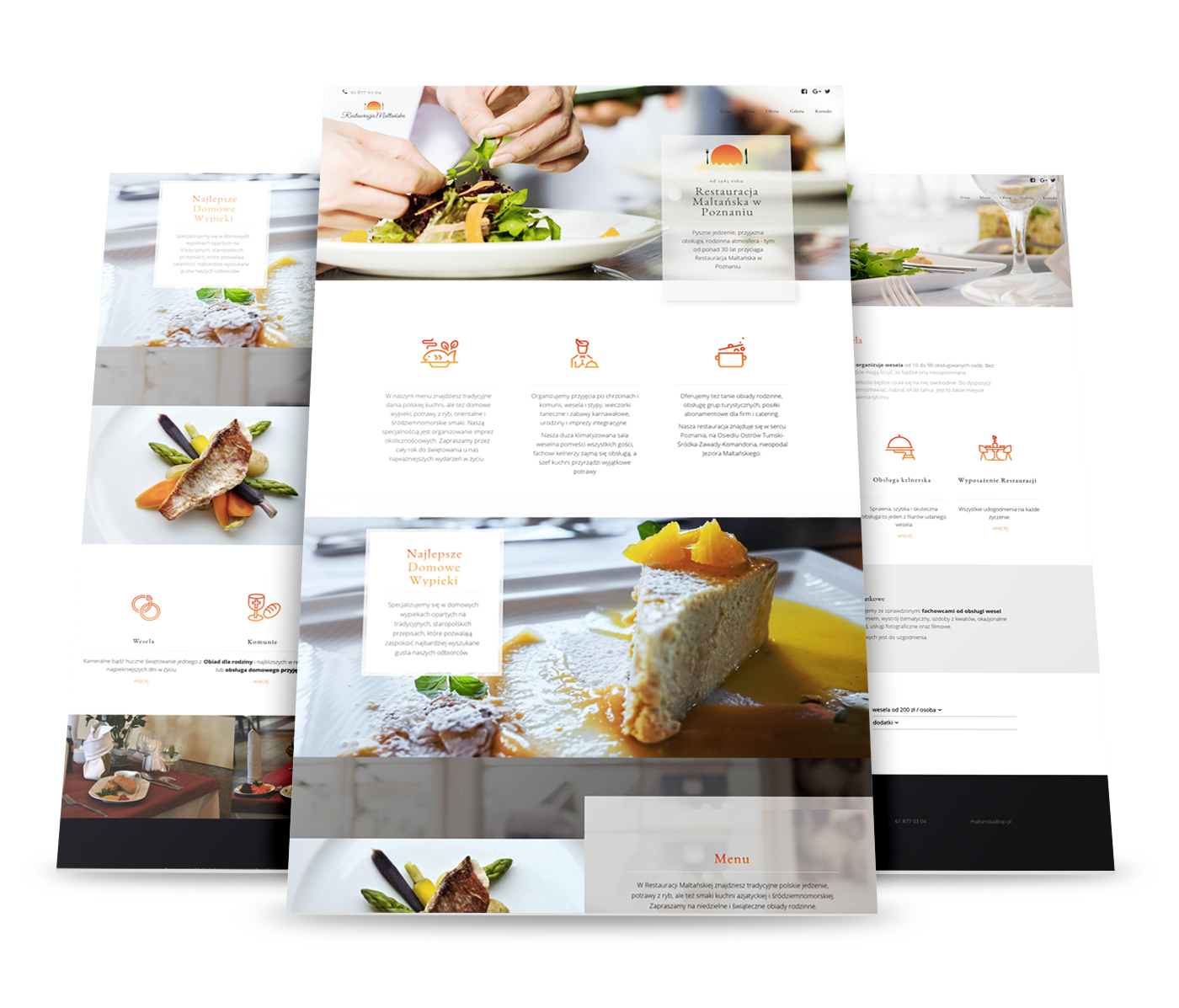 Web Website design Webdesign restaurant Projekts projekt typography  