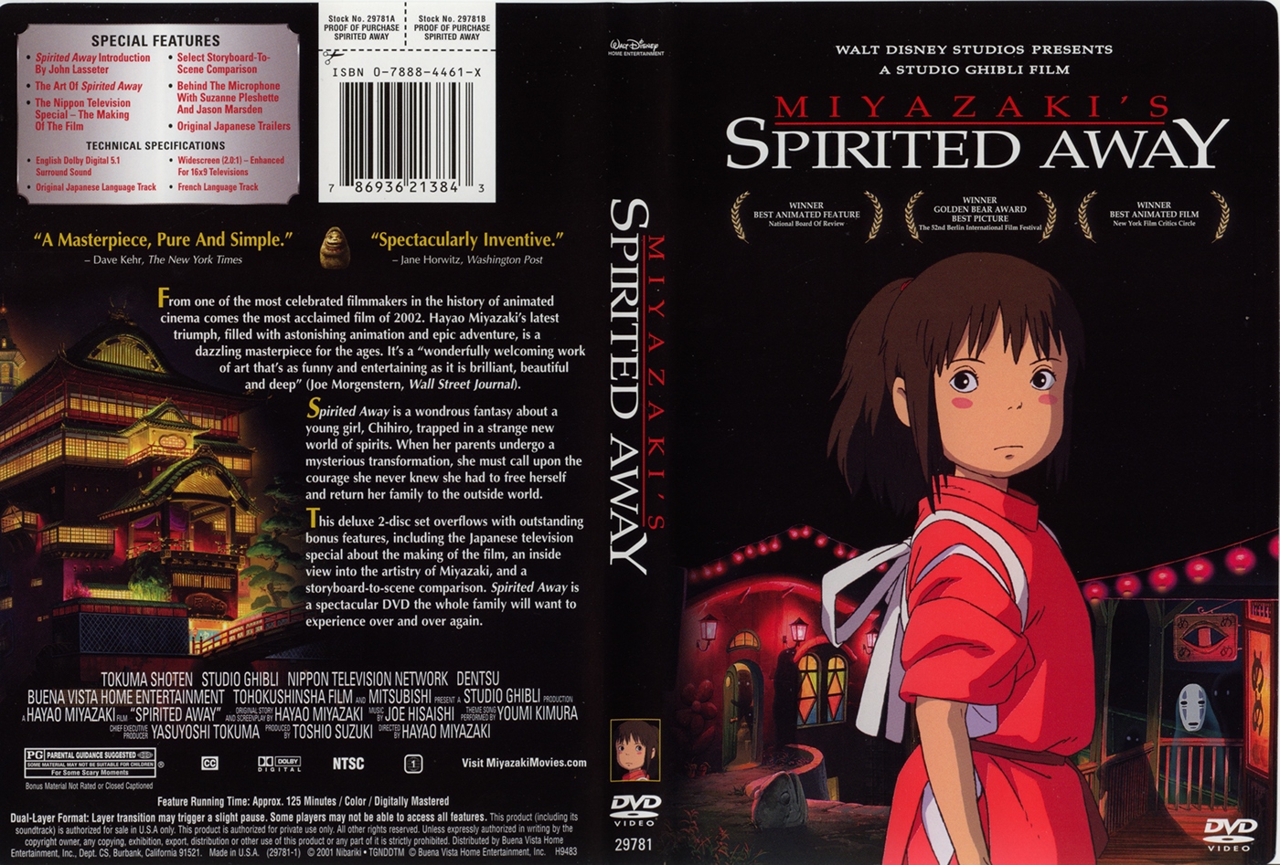 Spirited Away | DVD Cover Redesign on Behance