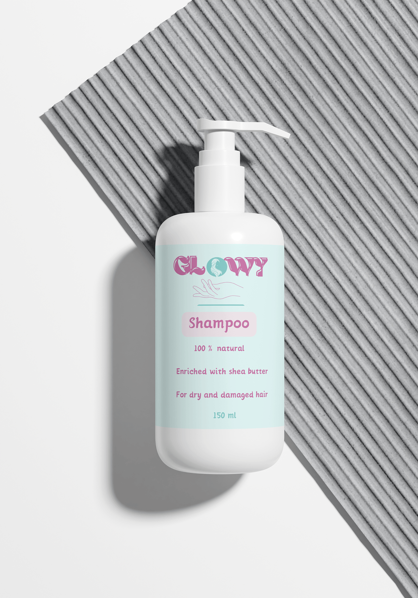 logo design label design visual identity brand cosmetics skincare haircare Moisturizer shampoo bottle