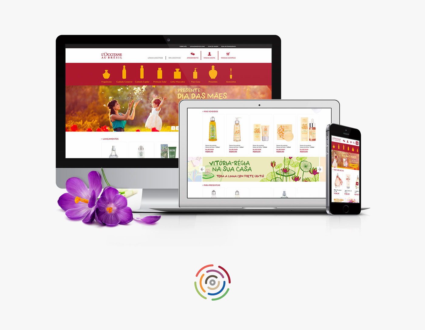 Web Webdesign L'Occitane Website Ecommerce webstore Interface site Icon visual campaing product redesign PROSPECTION UI