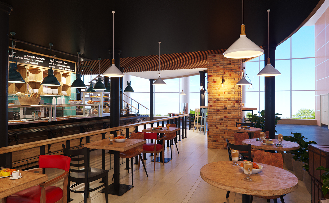 restaurant airport Interior design