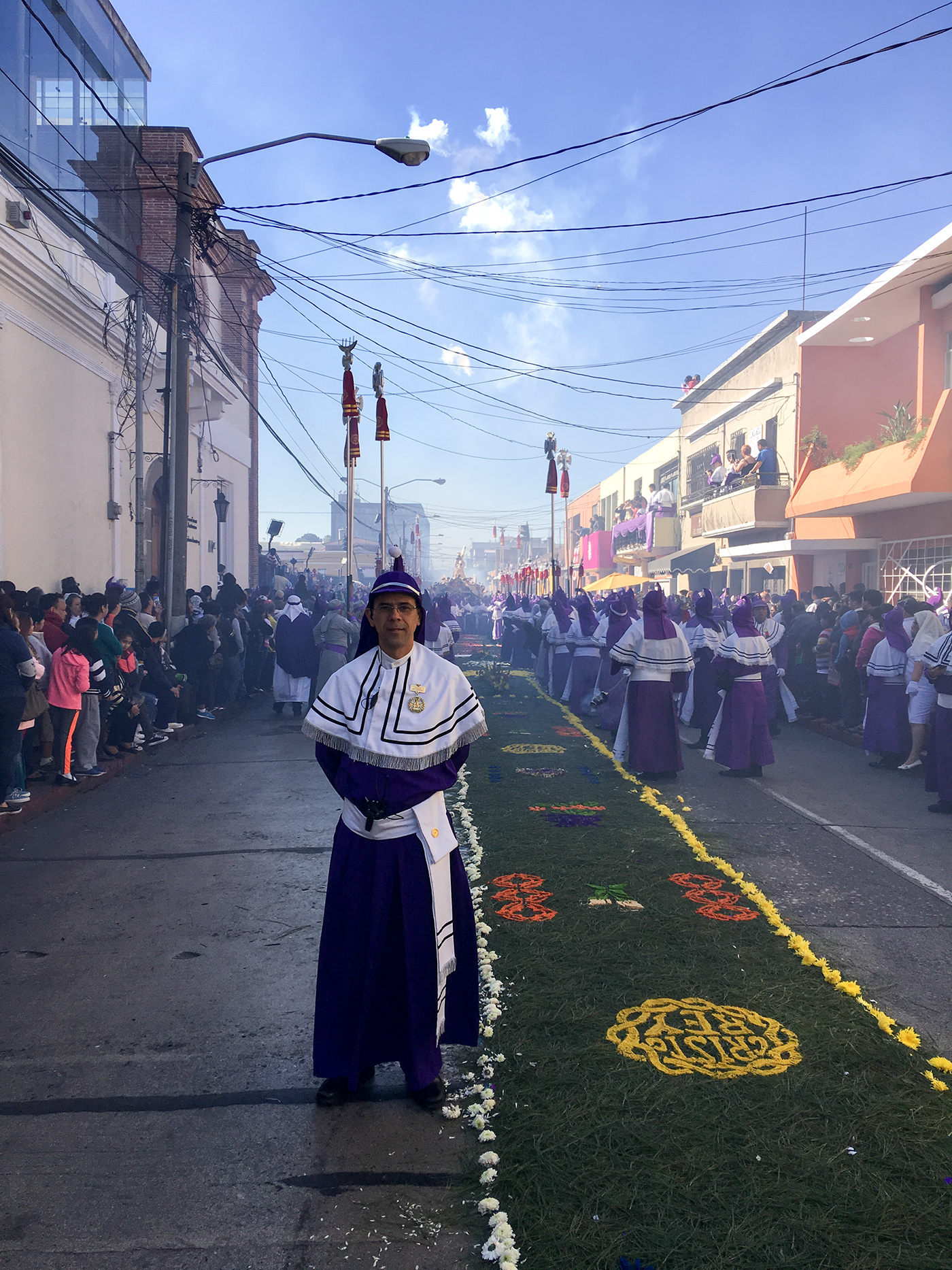 Centenario consagracion cristo rey #candelariacristo rey Procesion Guatemala alfombras cucuruchos jesus candelaria