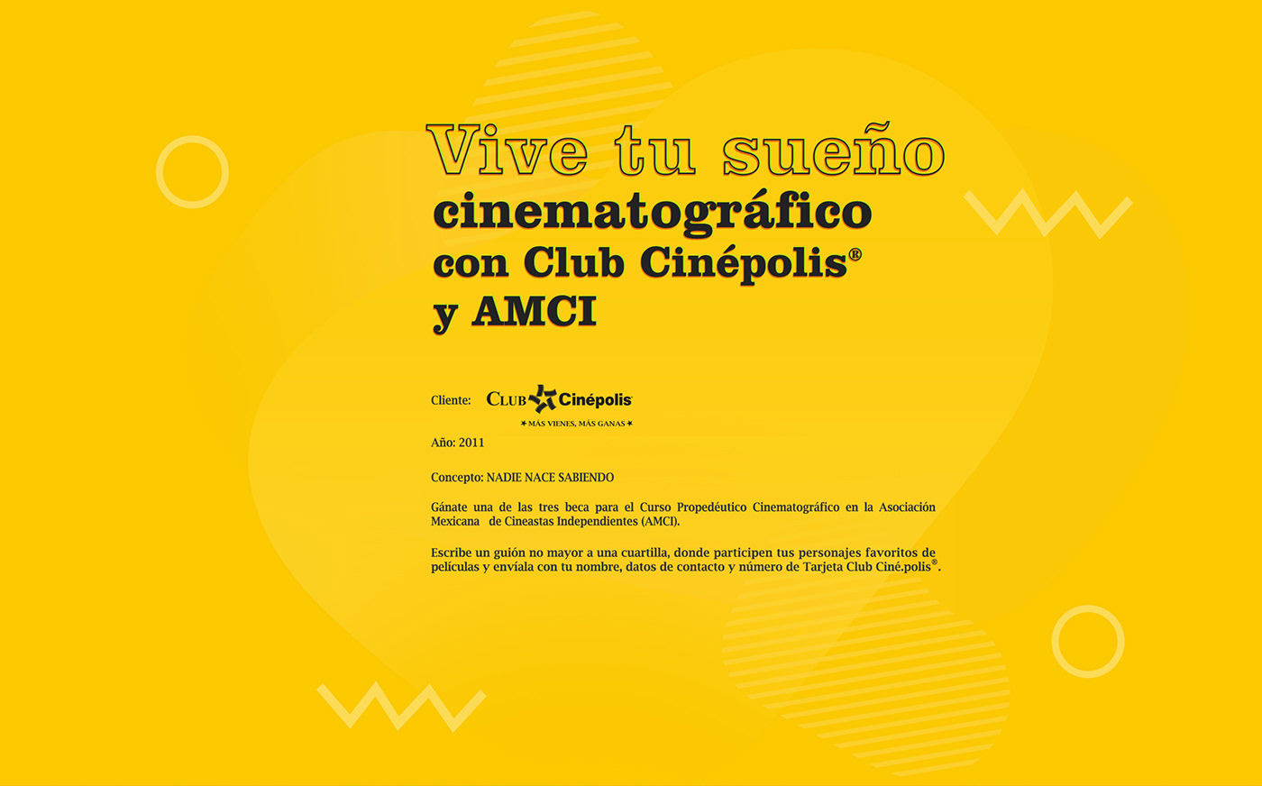Cinepolis club cinepolis cine amci campaing photoshop Illustrator mexico