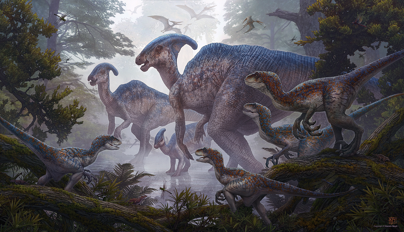 kerembeyit digitalart Dinosaur dinosaurillustration digitalpainting DIGITALDRAWING keyart raptor dinoart
