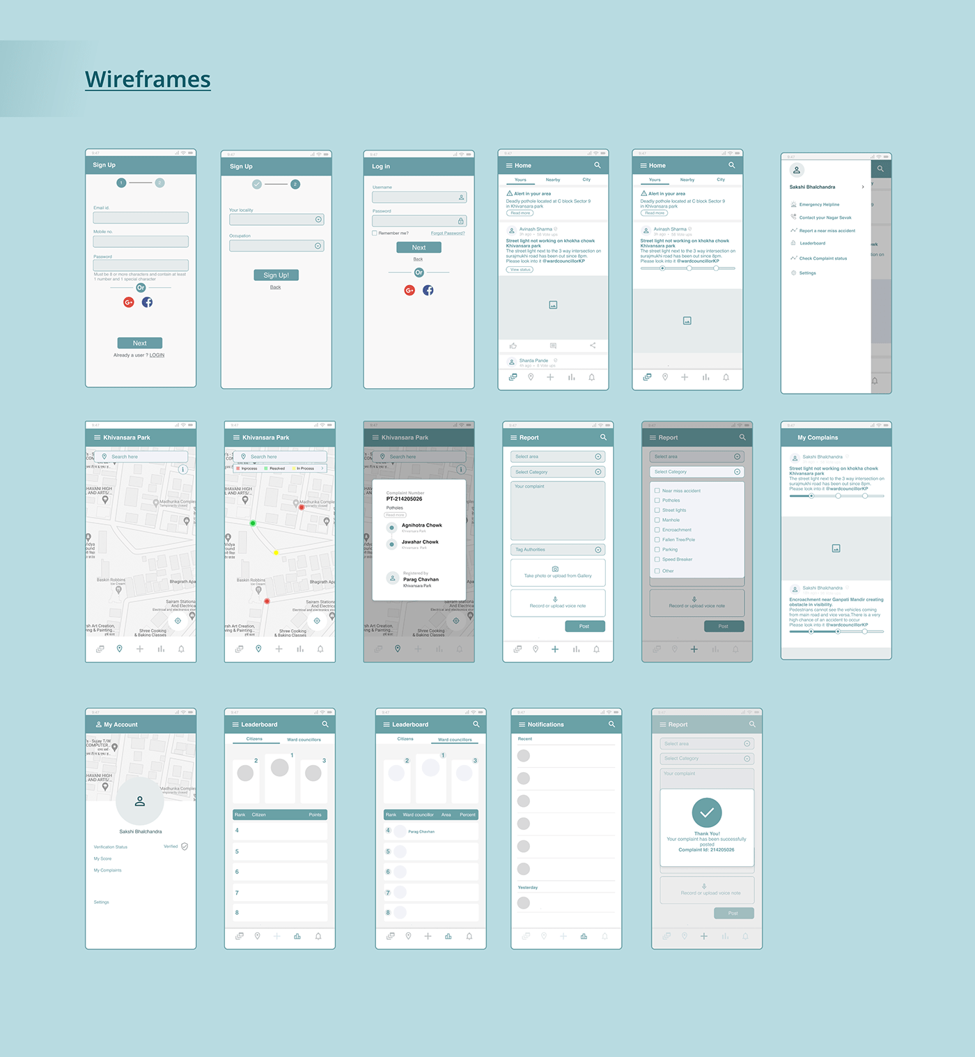 app design dashboard design system design UI/UX