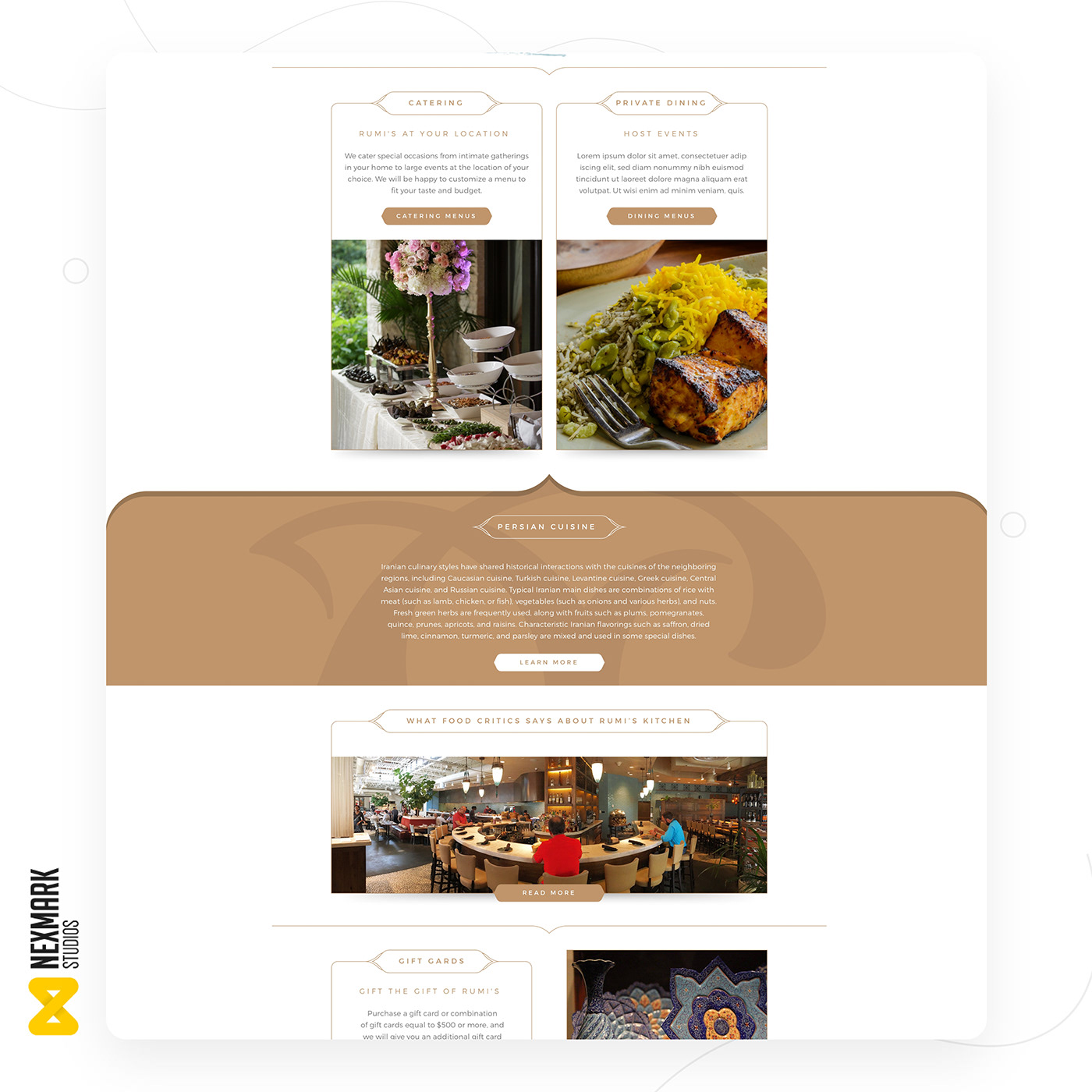 development Food  restaurant UI/UX Web Design  Website wordpress