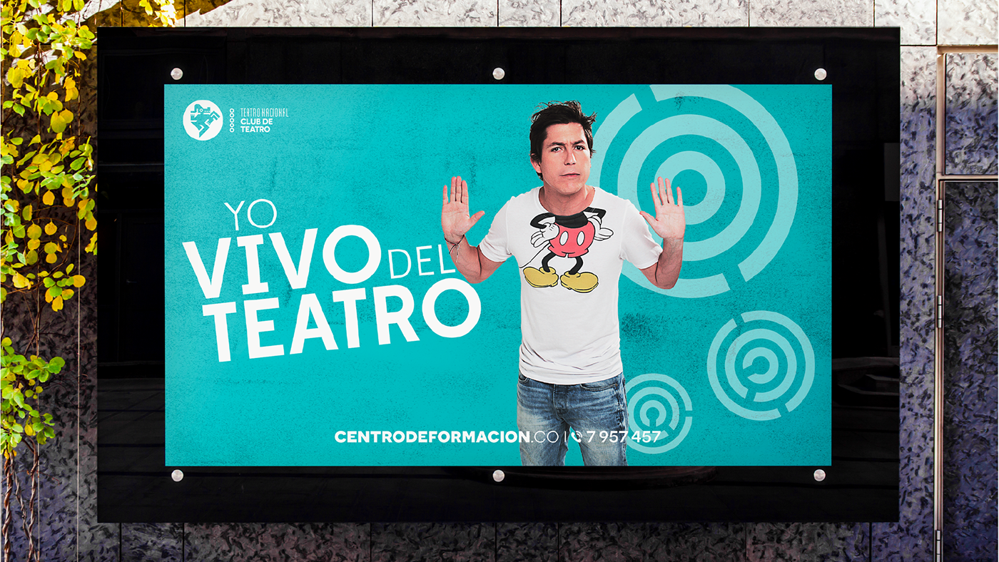 art direction  Teatro Nacional look and feel precolombina branding 