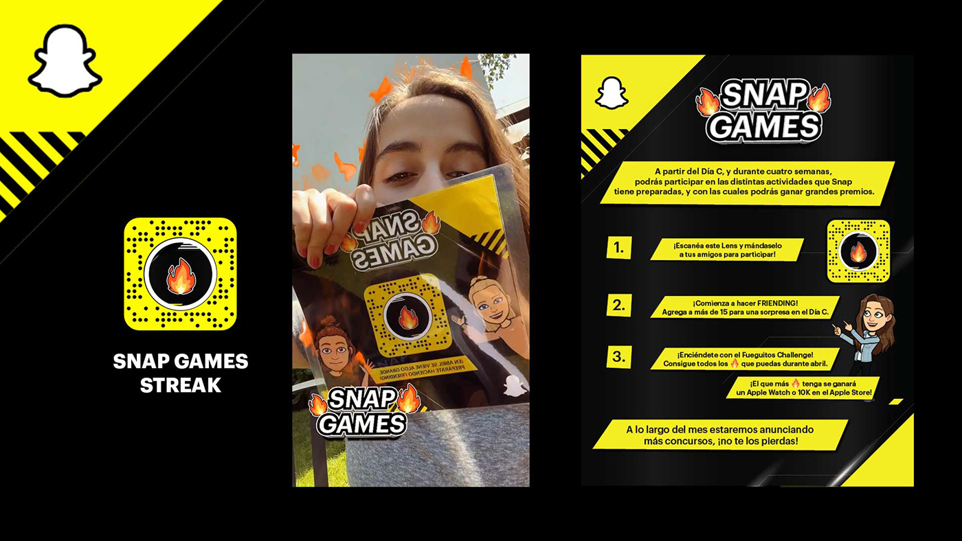 Advertising  AR augmented reality design filter flyer game marketing   snapchat Socialmedia