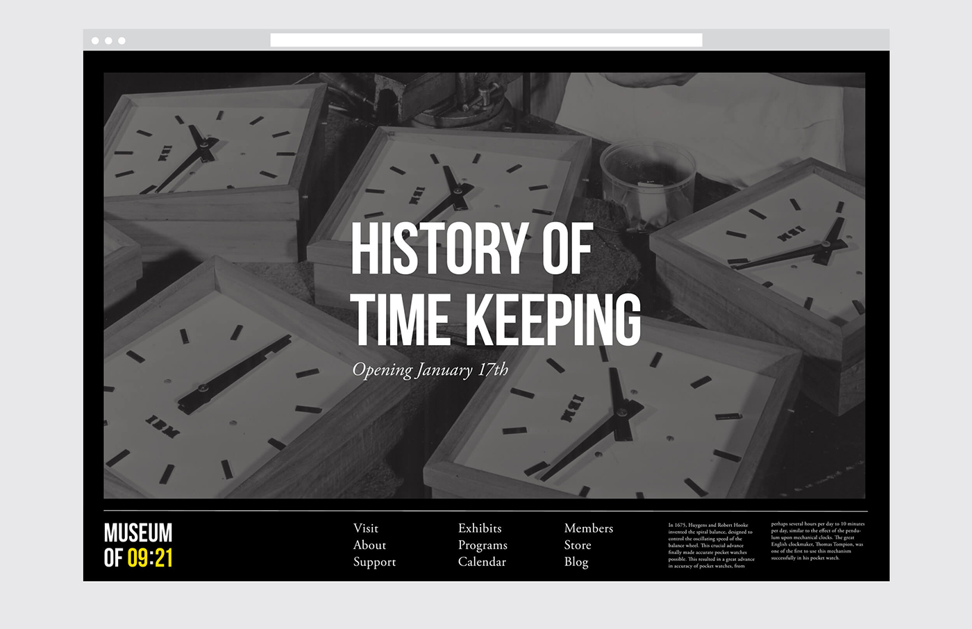 Museum of Time time museum branding  identity pattern Interior