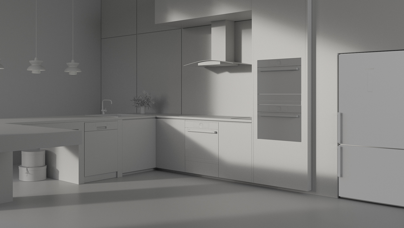 3D kitchen vray 3dsmax archviz CGI Autodesk chaosgroup