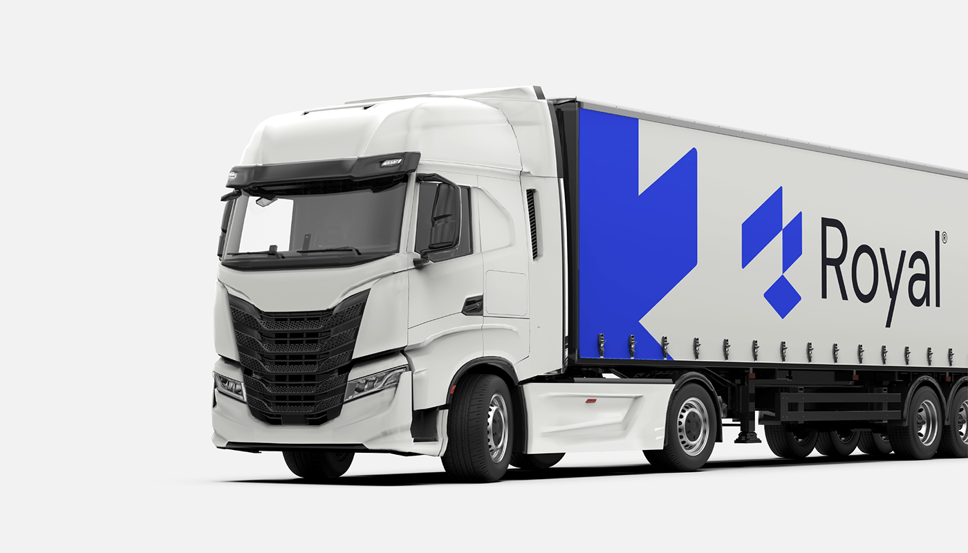 Logistics Transport Logistics Logo trucking logistic Truck Packaging logo animation shipping