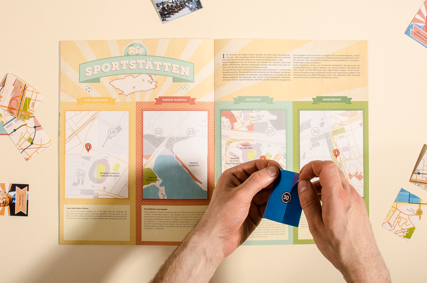 print editorial mapdesign infovis panini sticker Olympia wm rio gregorgrzech