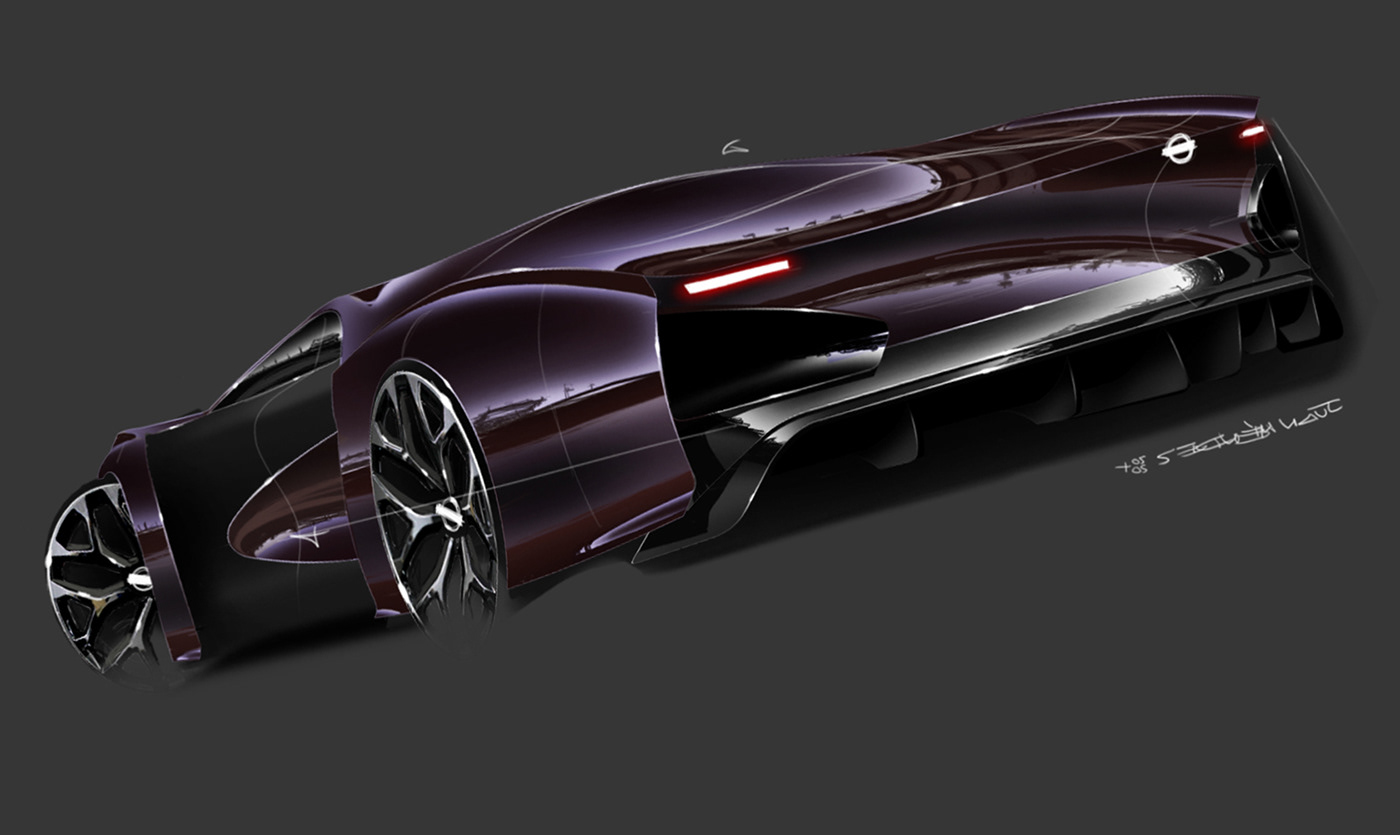 Automotive design car design car sketch diseño automotriz Diseño de automoción jaguar mendezign Nissan photoshop sketch