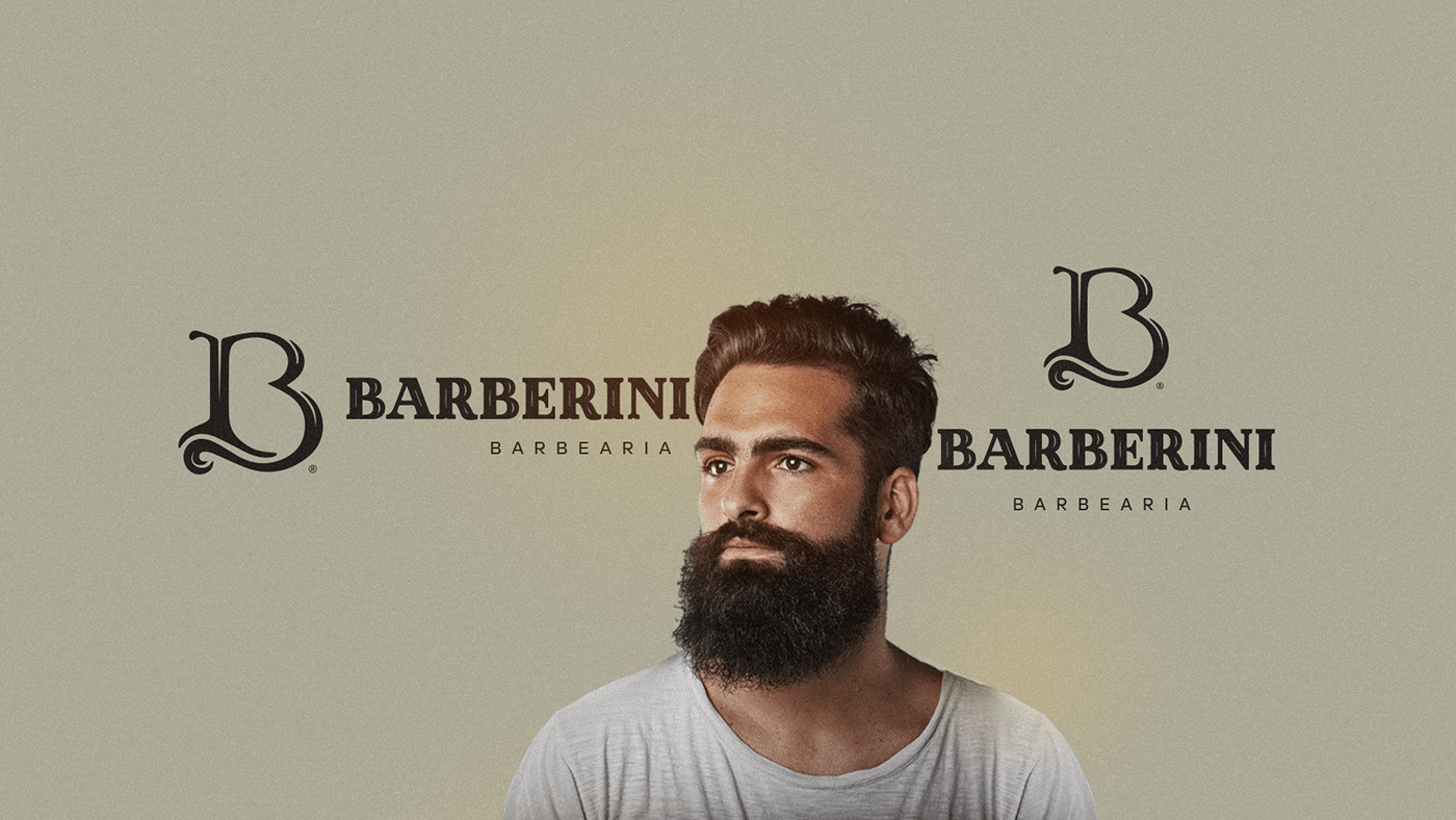 Barba barbearia barber barbershop bigode cabelo Homem logo marca naming