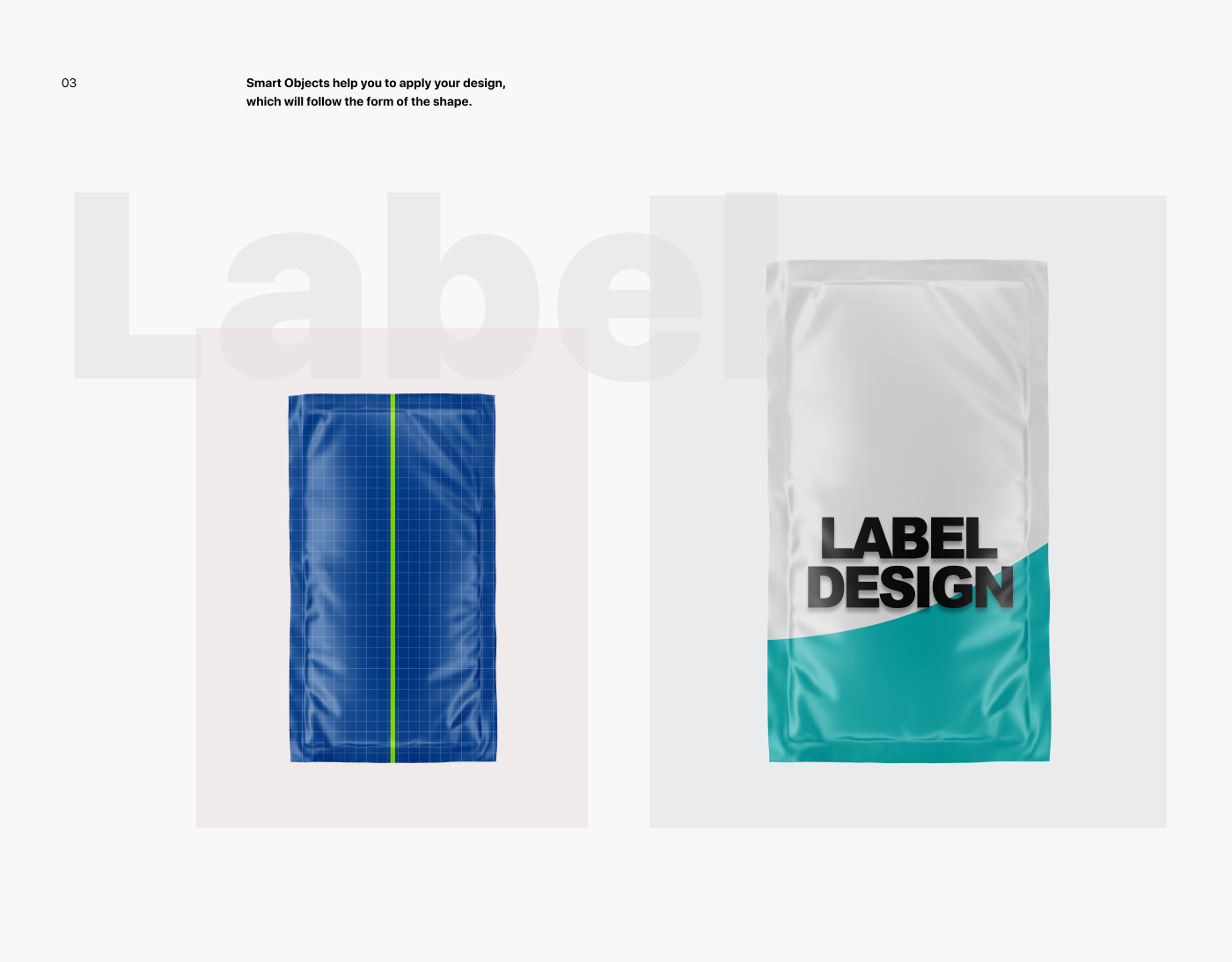 3D branding  Cosmetic design Labeldesign Mockup Pack package sachet visualization