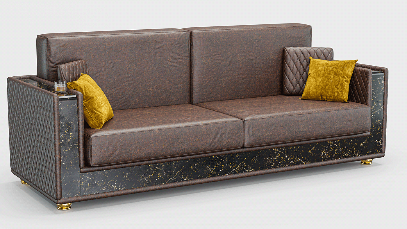 interior design  sofa living room luxury fancy archviz visualization Render architecture Marble