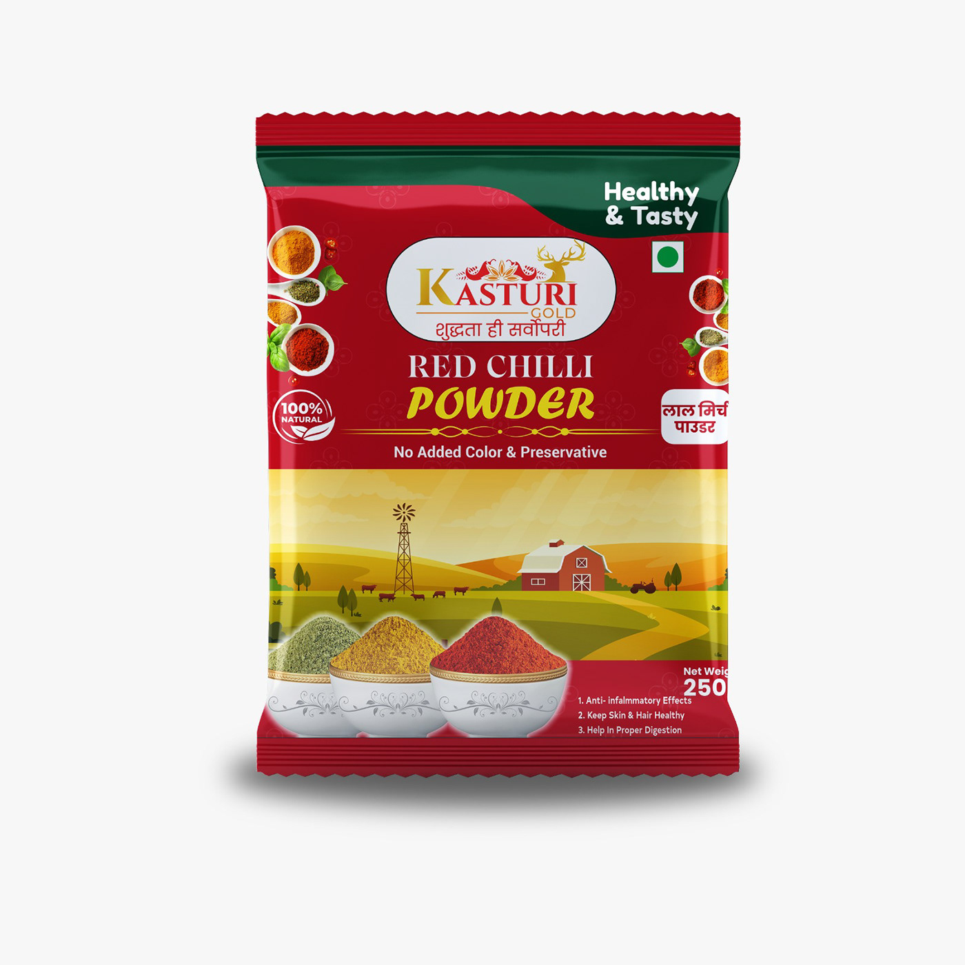 Advertising  Brand Design brand identity chili Logo Design Logotype Mockup Packaging spices Turmeric Powder